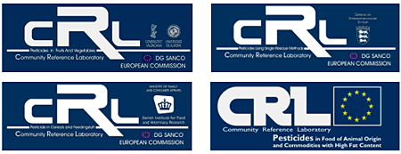 Image: Logos of the four CRLs on Pesticides.